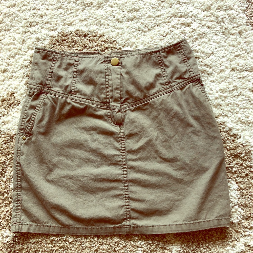 Khaki / Army Green Summer Skirt